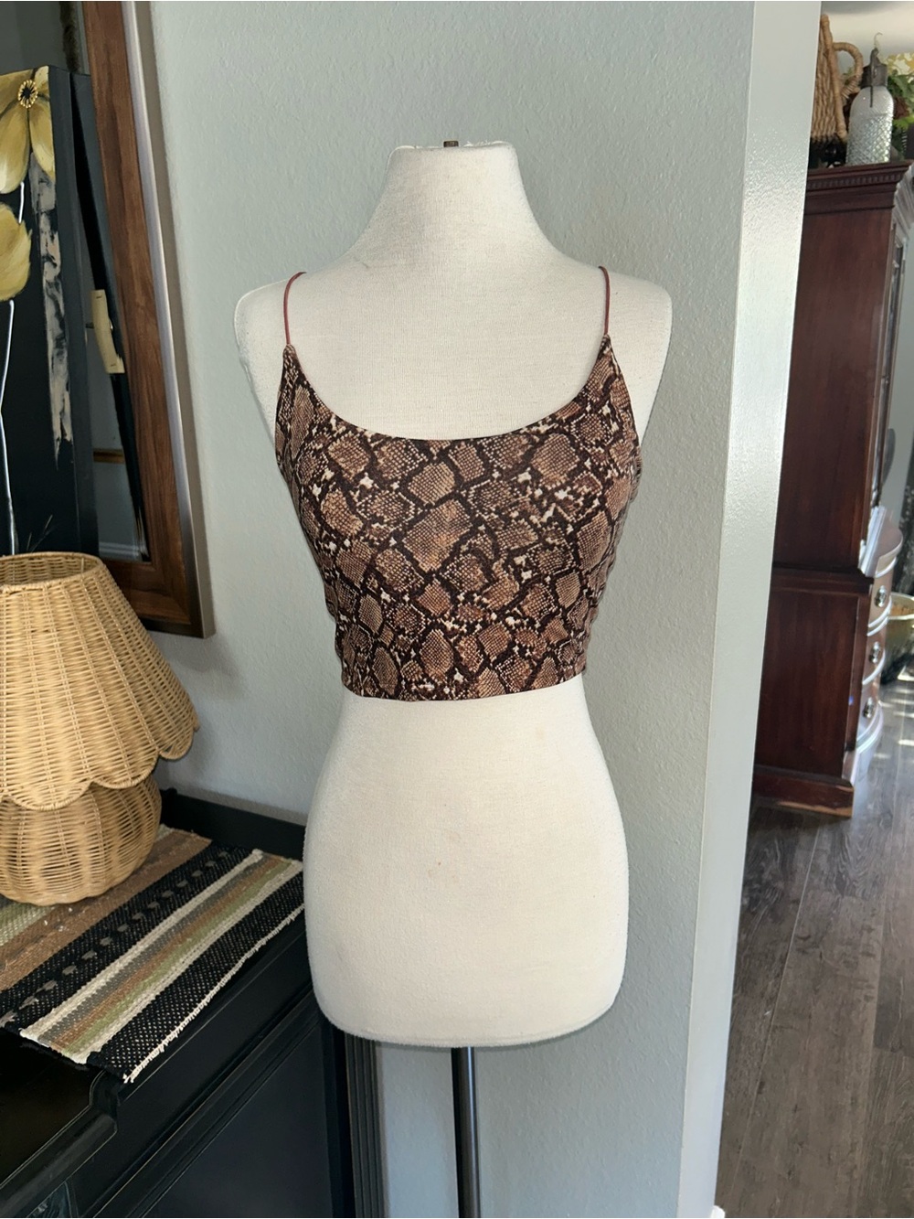 Heart Hips Rust-Brown Cami Top